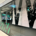 Tape Art Gestaltung für DLD Conference Munich 2023 – DUMBO AND GERALD – München