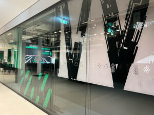 Tape Art Gestaltung für DLD Conference Munich 2023 – DUMBO AND GERALD – München