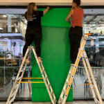 Tape Art Gestaltung für DLD Conference Munich 2023 – DUMBO AND GERALD – München